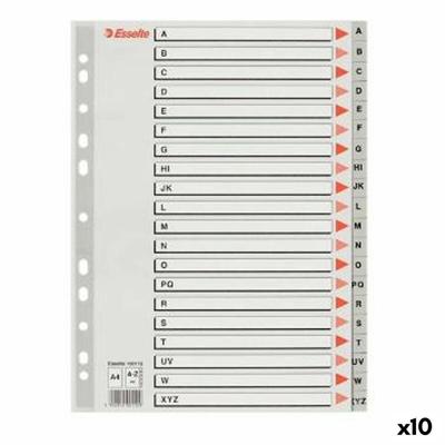 Spoorverbreders Esselte A-Z Alfabet Grijs A4 (10 Stuks)