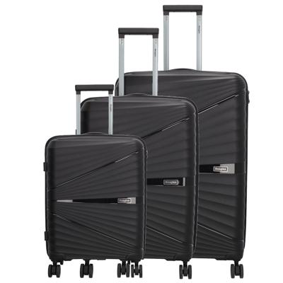 Beagles Travel 3 delige Kofferset Hardcase-Black