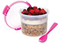 Sistema Muesli Beker To Go Roze - thumbnail
