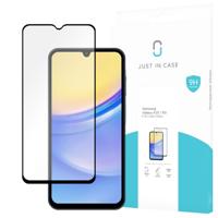 Just in Case Full Cover Tempered Glass voor Samsung A15 4G/5G Smartphone screenprotector - thumbnail