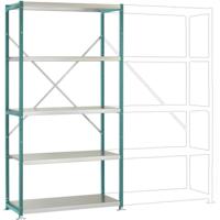 Manuflex RP1022.5021 Magazijnstelling basismodule (b x h x d) 1030 x 2000 x 400 mm Staalbodem - thumbnail