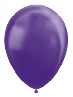 Globos Ballonnen metallic paars 30cm, 10st. - thumbnail