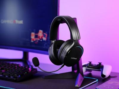 Trust GXT491 FAYZO Over Ear headset Bluetooth Virtual Surround Zwart Surround sound, Microfoon uitschakelbaar (mute), Volumeregeling Gamen - thumbnail