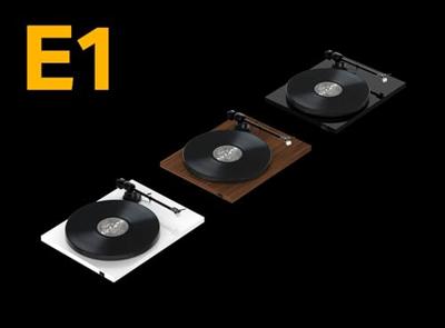 Pro-Ject E1 BT Platenspeler Zwart - thumbnail