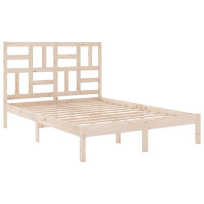 Bedframe massief hout 140x190 cm - thumbnail