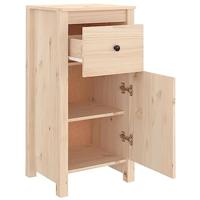 Dressoirs 2 st 40x35x80 cm massief grenenhout - thumbnail