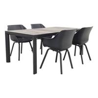 Hartman Sophie Xerix/Kings tuinset antraciet - 180x100 cm. - thumbnail
