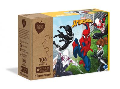 Clementoni puzzel spiderman 104 stukjes