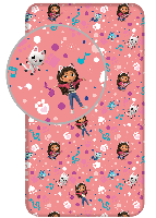 Gabby&apos;s Dollhouse Hoeslaken 90 x 200 cm - thumbnail