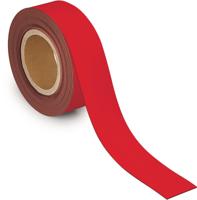 MAUL magnetisch etiketband beschrijf- en wisbaar, 10mtx50mm, rood - thumbnail