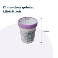 LILO en STITCH 3-delige maaltijdset: antislipbeker + kom + bord - thumbnail