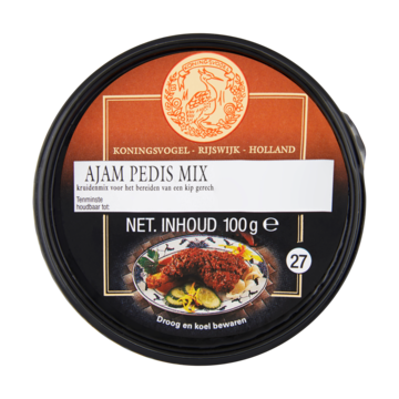 Koningsvogel Ajam Pedis Mix 100 g bij Jumbo Koningsvogel Ajam Pedis Mix 100 g bij Jumbo