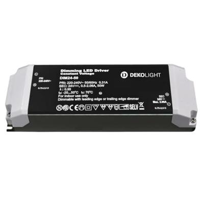 Deko Light BASIC, DIM, CV, 24V 12-50W LED-driver Constante spanning 50 W 500 - 2080 mA 24 V 1 stuk(s)