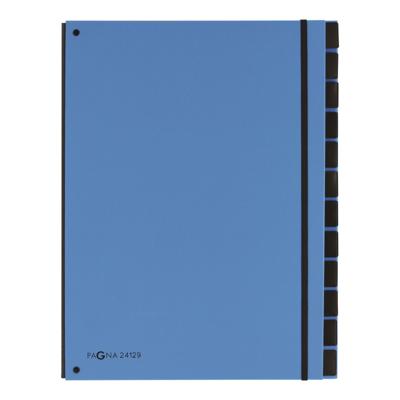 Sorteermap Pagna Trend A4 12 tabs lichtblauw