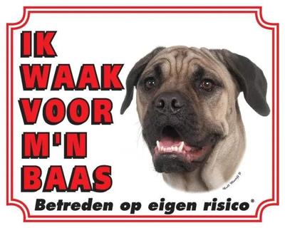 Bullmastiff Waakbord