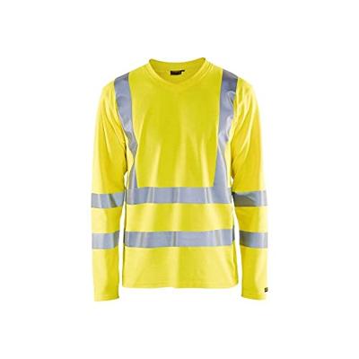 Blåkläder UV-T-Shirt High-Vis lange mouw UPF 40+ UV 33811070 | High-Vis Geel | Maat S - 7330509369128 Blåkläder UV-T-Shirt High-Vis lange mouw UPF 40+ UV 33811070 | High-Vis Geel | Maat S - 7330509369128