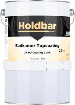Holdbar Badkamer Topcoating Mat 2,5 kg Holdbar Badkamer Topcoating Mat 2,5 kg