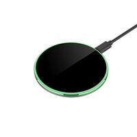 Rapoo XC150 Draadloze QI Inductielader 10W Glas Zwart/Zilver - thumbnail