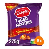 Duyvis - Tijgernootjes Flamin' Hot - 8x 275g - thumbnail