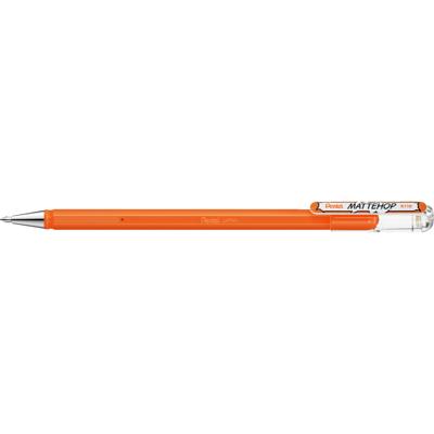 Gelschrijver Pentel K110 Mattehop medium oranje