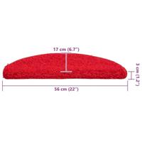 Trapmatten 30 st 56x17x3 cm rood - thumbnail