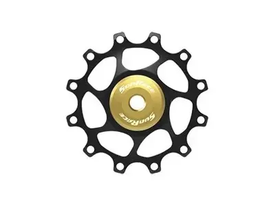 SunRace derailleurwiel 12t alloy goud