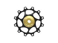 SunRace derailleurwiel 12t alloy goud - thumbnail