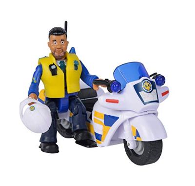 Simba Brandweerman sam politiemotor