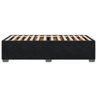 Bedframe zonder matras 100x200 cm fluweel zwart - thumbnail