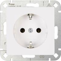 Kopp 949329007 Wandcontactdoos met randaarde Inzetstuk 1-voudig HK 07 Zuiver wit 1 stuk(s) - thumbnail