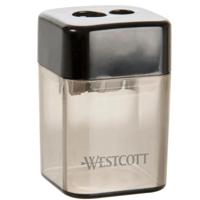 Westcott Puntenslijper dubbel zwart - thumbnail