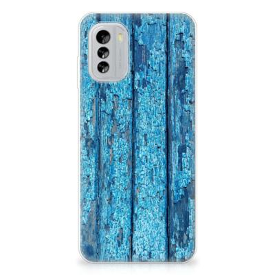 Nokia G60 | Bumper Hoesje | Wood Blue