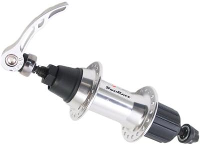 Sunrace Achternaaf hbm53 8/9 speed 36 gaats met snelspanner - zilver