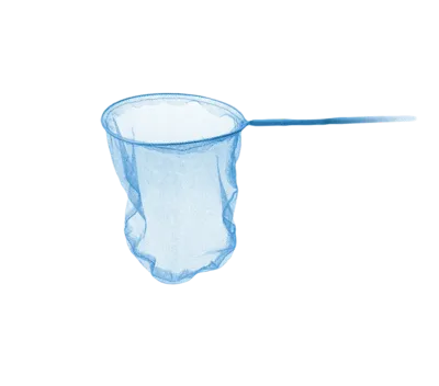 Visnet vlindernet bamboe 150cm Visnet vlindernet bamboe 150cm