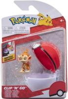 Pokemon Figure - Chimchar + Poke Ball (Clip 'n' Go) - thumbnail