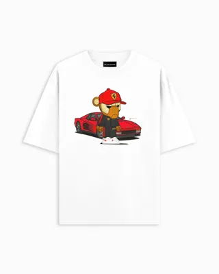Black Bananas Febbari T-Shirt Kids Gebroken Wit - Maat 128 - Kleur: RoodWit | Soccerfanshop