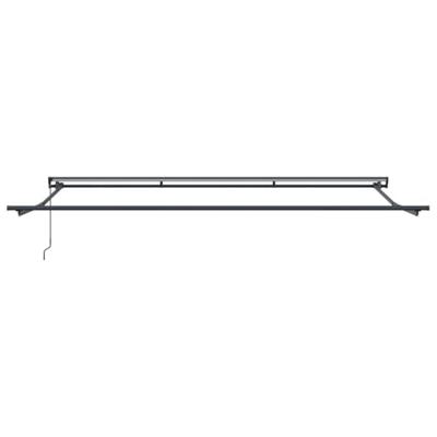 VidaXL Zijde frame antraciet 4,5 × 3 m poedercoating staal
