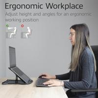 ACT Laptopstandaard. inklapbaar. hoogte verstelbaar in 7 standen - thumbnail