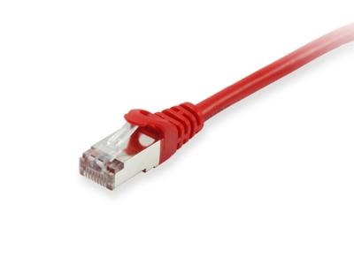 Equip 605524 RJ45 Netwerkkabel, patchkabel CAT 6 S/FTP 5.00 m Rood Vergulde steekcontacten 1 stuk(s)