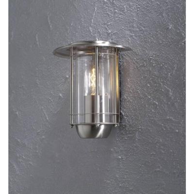 Wandlamp RVS Trento Albiano half rond gevelverlichting konstmide 7565-000