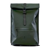 Rains  Rolltop Rucksack - Green - thumbnail