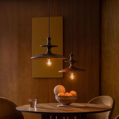 Dutchbone Hanglamp 'Cath' Mangohout, 34cm