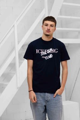 Iceberg 5D F010 Jersey T-Shirt Heren Donkerblauw - Maat XXL - Kleur: Donkerblauw | Soccerfanshop Iceberg 5D F010 Jersey T-Shirt Heren Donkerblauw - Maat XXL - Kleur: Donkerblauw | Soccerfanshop