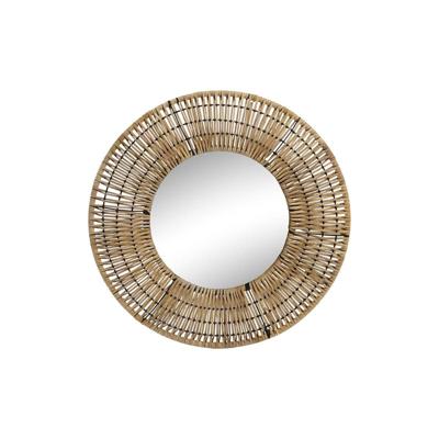 Wandspiegel DKD Home Decor Bruin Natuurlijk Stads 60 x 6 x 60 cm