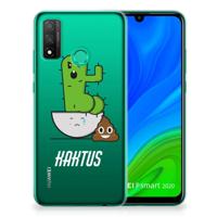 Huawei P Smart 2020 Telefoonhoesje met Naam Cactus Poo - thumbnail