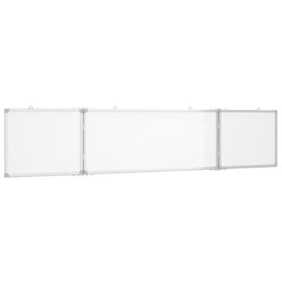 VidaXL Whiteboard magnetisch inklapbaar 200x40x1,7 cm aluminium VidaXL Whiteboard magnetisch inklapbaar 200x40x1,7 cm aluminium