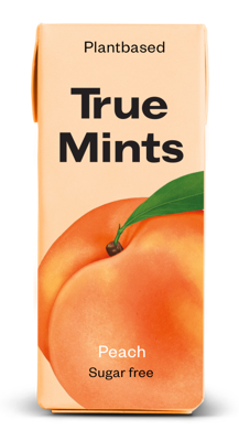 True Gum Suikervrije Peach Muntpastilles