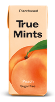 True Gum Suikervrije Peach Muntpastilles - thumbnail