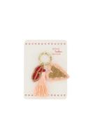 Zusss Sleutelhanger Hartje Multi - thumbnail