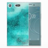 Hoesje maken Sony Xperia XZ1 Compact Painting Blue - thumbnail